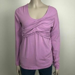 Athleta Top Size S Purple Lavender Long Sleeve